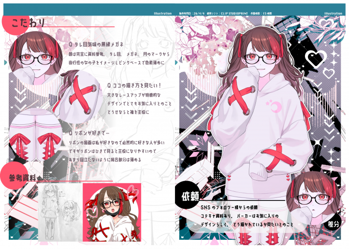 ご依頼詳細| イラスト依頼・販売 ｜つなぐ