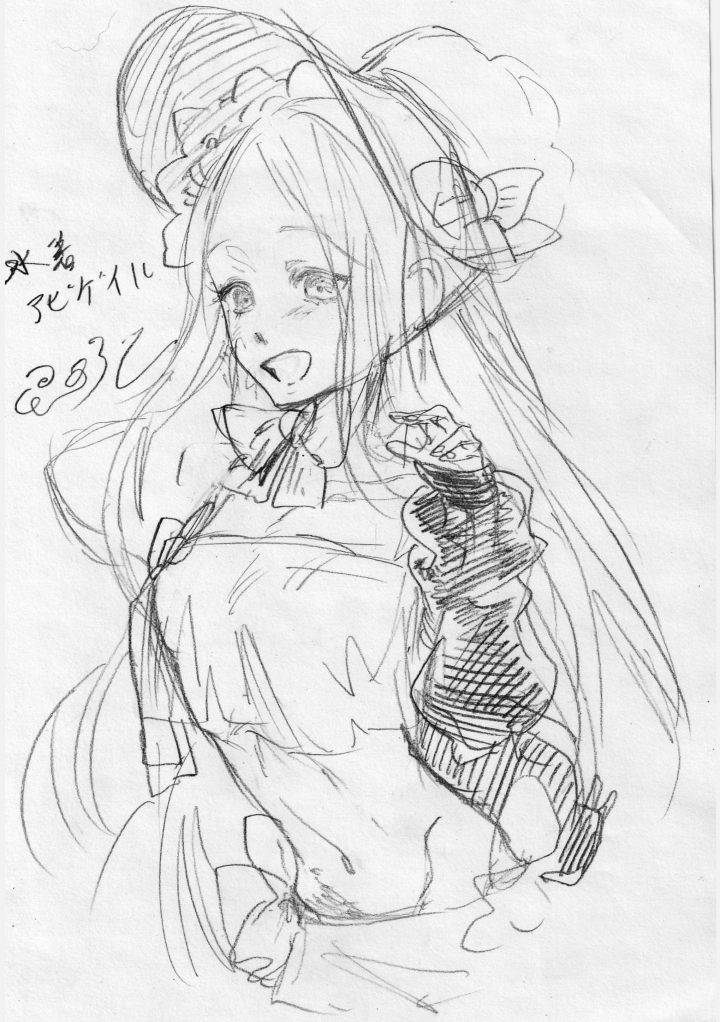 女キャラ(ラフガキ）| デザイン依頼・販売 ｜つなぐ