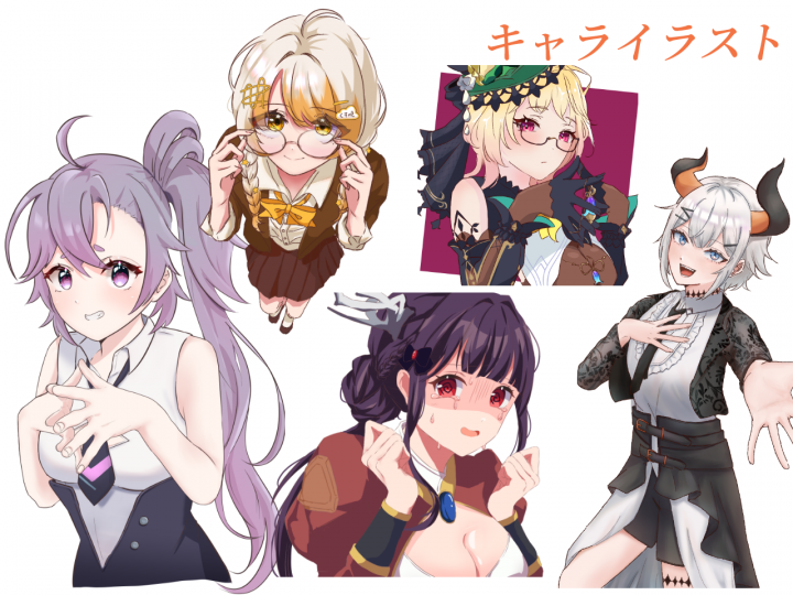 夢絵・アイコン・サムネ等】スピードイラスト制作！最短5日＆4000円