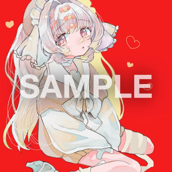 イラスト受付中（アイコン、サムネイルなと）キラキラしたイラストを