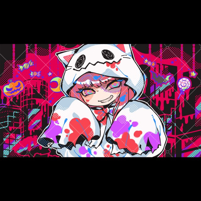 MV・歌ってみた動画用イラスト、一枚絵等制作致します！ポップで少し毒