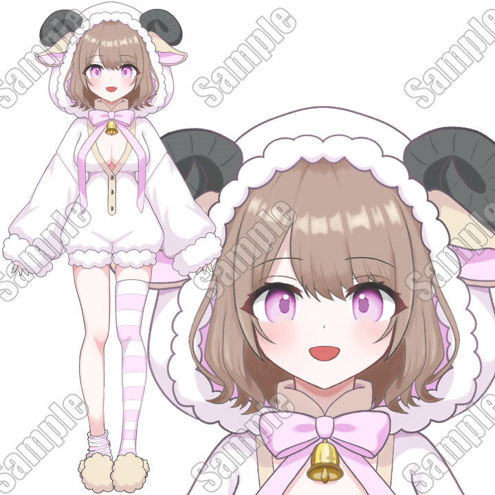 ひつじフードちゃん色変え無料で対応可！| キャラクター ｜つなぐ