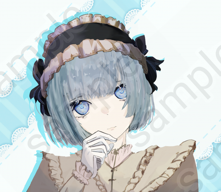 クリエイターの卵】商品 上半身のみイラスト アイコン等あなただけの