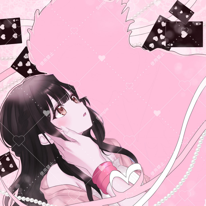 アイコンイラスト・夢絵・立ち絵等アイコン・夢絵・VTuber・立ち絵