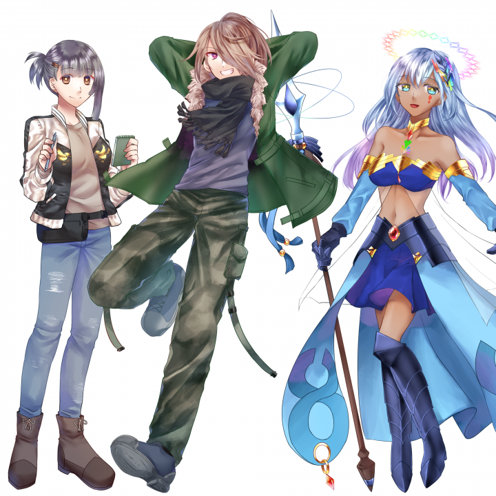 卵商品】キャラクターデザインさせて頂きますとりあえず立ち絵が欲しい