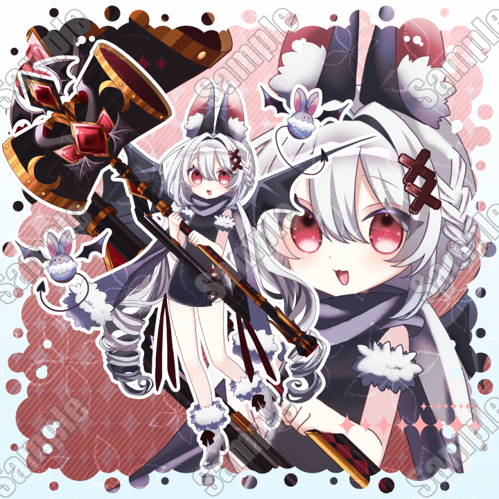 ハンマー装備こうもりちゃんPSD組み換え可能！| キャラクター ｜つなぐ
