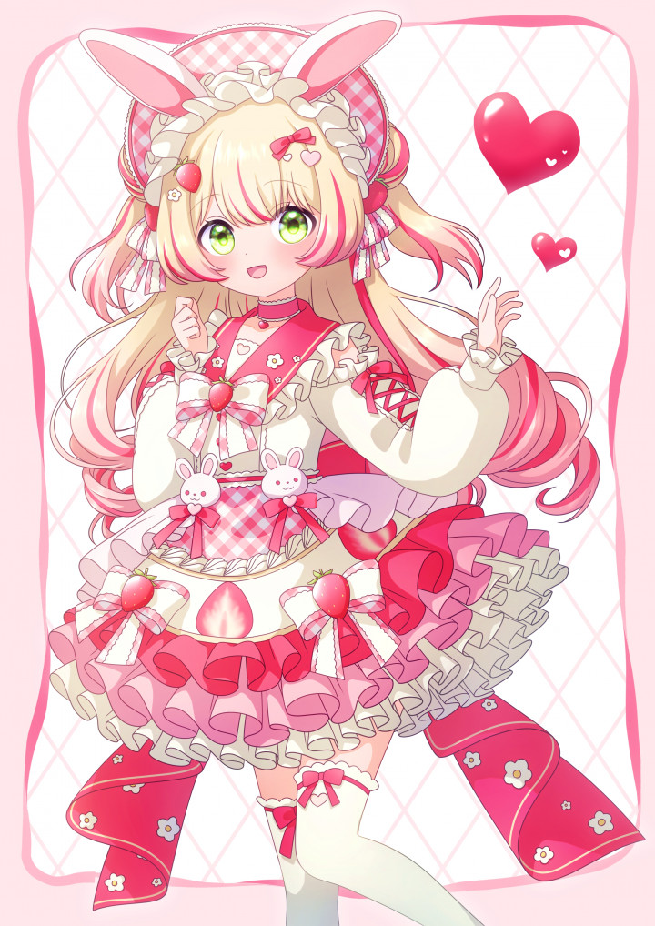 スピード納品・最短即日！可愛いイラスト描きますフリルが沢山の衣装や