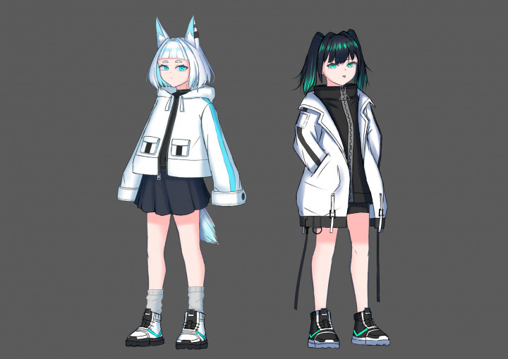 立ち絵、キャラクターデザイン制作貴方だけのオリジナルキャラクターを