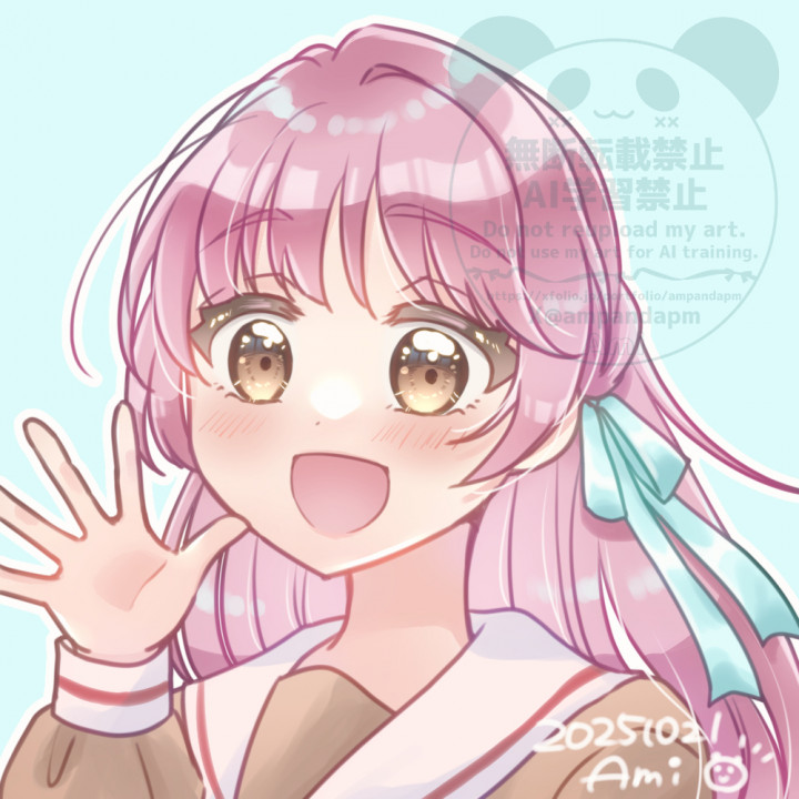 ふわきゅる絵柄の正方形イラスト描きます♪アイコン用イラストの