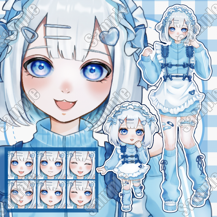 水色ジャージメイドちゃんふわあま、ときめく水色仕立て
