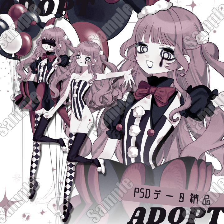 adopt_132【組み換え表情/着脱パーツ】TRPGなどにお使いいただけます
