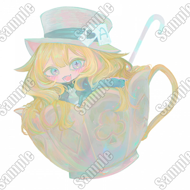 OC立ち絵ライセンス】アリス_PSD+PNG表情組み換え・全アイテム着脱可能
