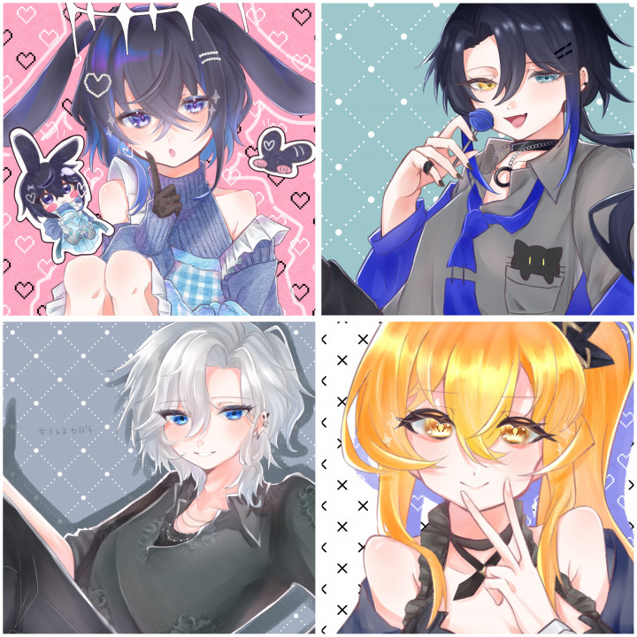 夢絵　SNSアイコン ✨夢絵・ SNSアイコン・1枚絵お描きします！一枚一枚丁寧に制作いたし