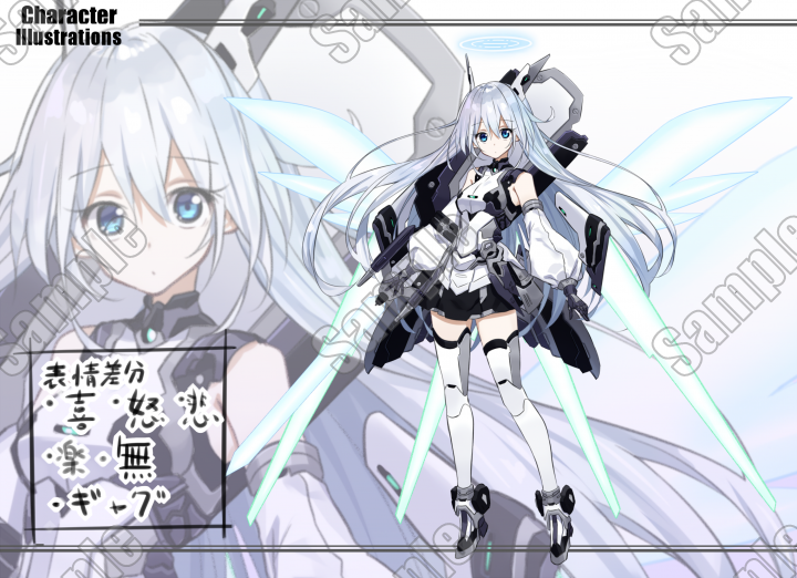 銀髪メカ少女①オークション第30弾| キャラクター ｜つなぐ