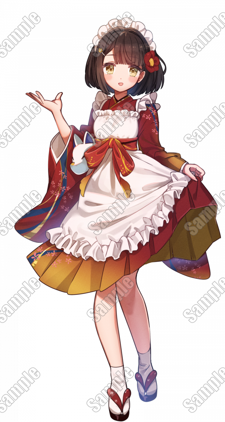 Adopt_3和風メイド| キャラクター ｜つなぐ
