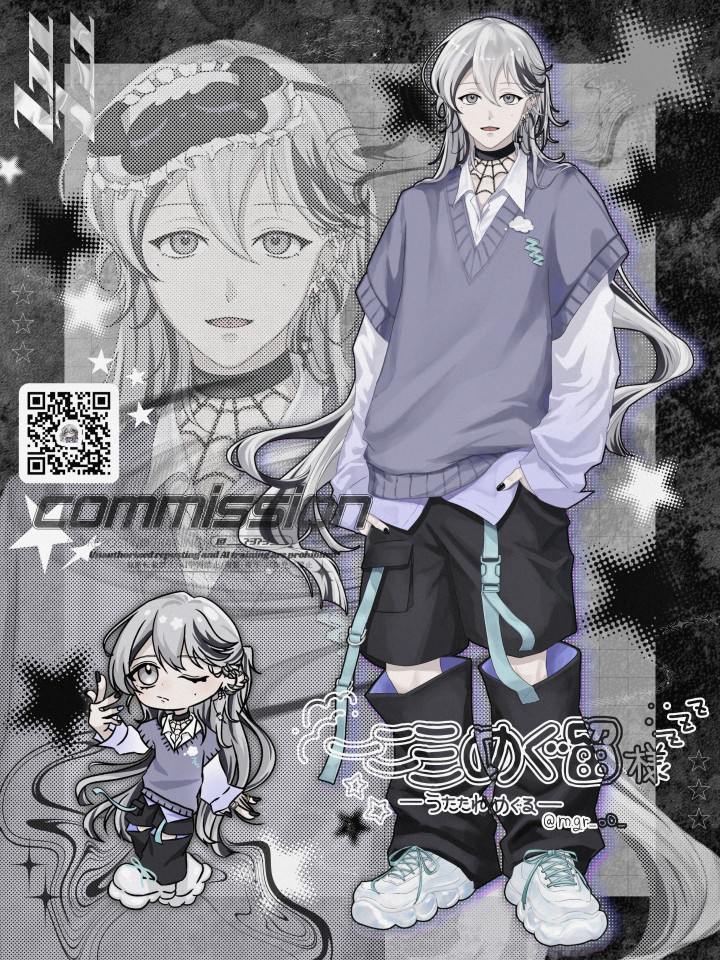 SNSアイコン・立ち絵・一枚絵制作】キャラクターの魅力が伝わる一枚を