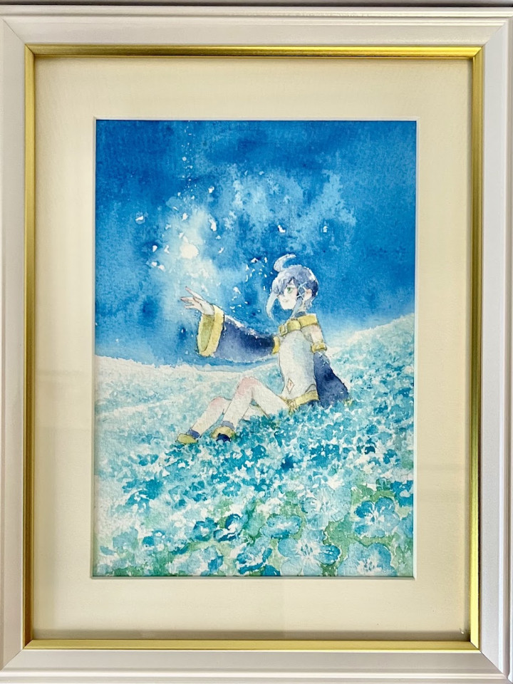 配信者様向け】手描きの水彩イラスト・立ち絵制作【商用可】デジタルに