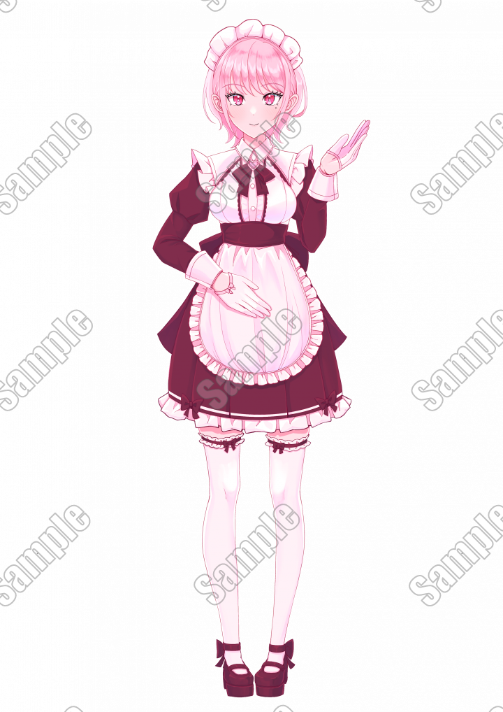 Adopt.1【PSD】立ち絵PNG2枚+差分作成用PSD| キャラクター ｜つなぐ