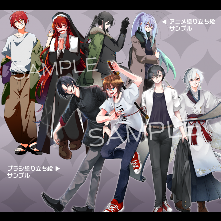 立ち絵・SDイラスト制作【短納期可能！】お仕事実績あり！ご相談～依頼