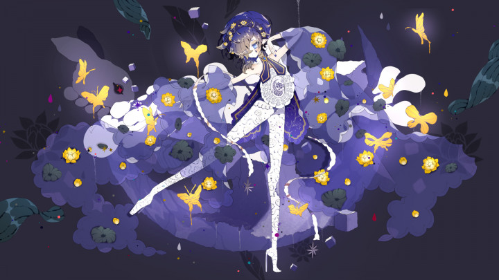 アート イラスト クレヨン 病みかわいい ダーク 一点物 創作