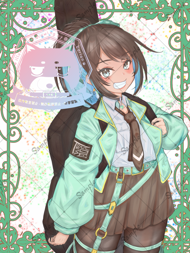 イラストオーダー用資料 推し・創作・FA】膝上イラスト制作《卵版》貴方の活動、推し活を全力