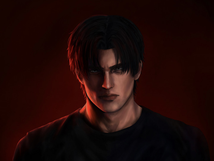 リアル寄り厚塗りで男性キャラクターイラストを制作します【モニター