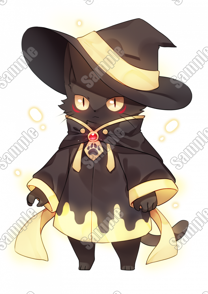 魔法使いの黒猫ー| キャラクター ｜つなぐ