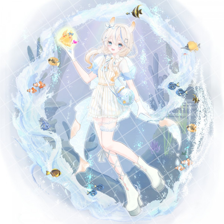 一枚絵の作成細かいオーダー対応した一枚絵| イラスト依頼・販売 ｜つなぐ