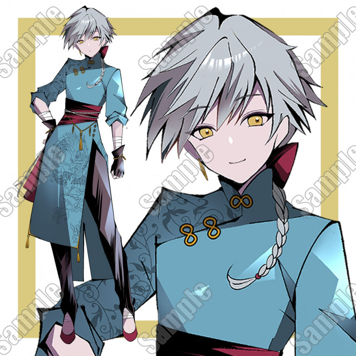 adopt 立ち絵中華風男性☆表情5種| キャラクター ｜つなぐ